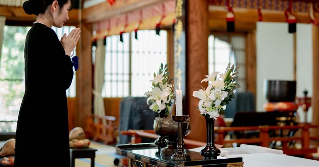 お寺の境内