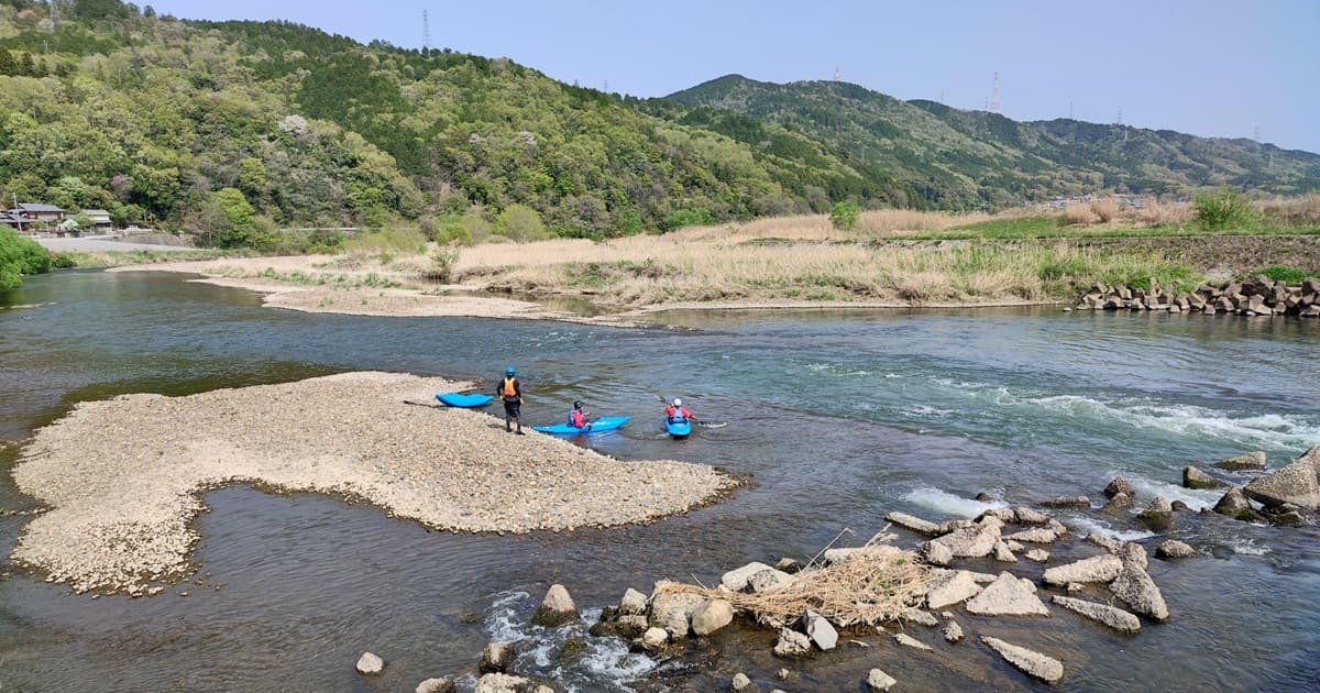 川遊び